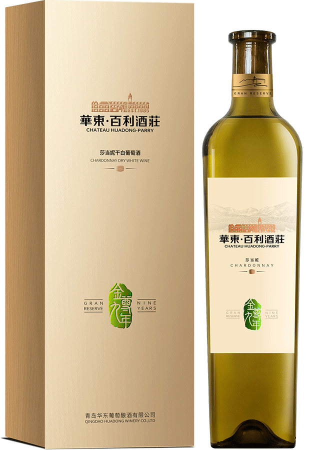 华东百利酒庄金尊九年莎当妮干白葡萄酒