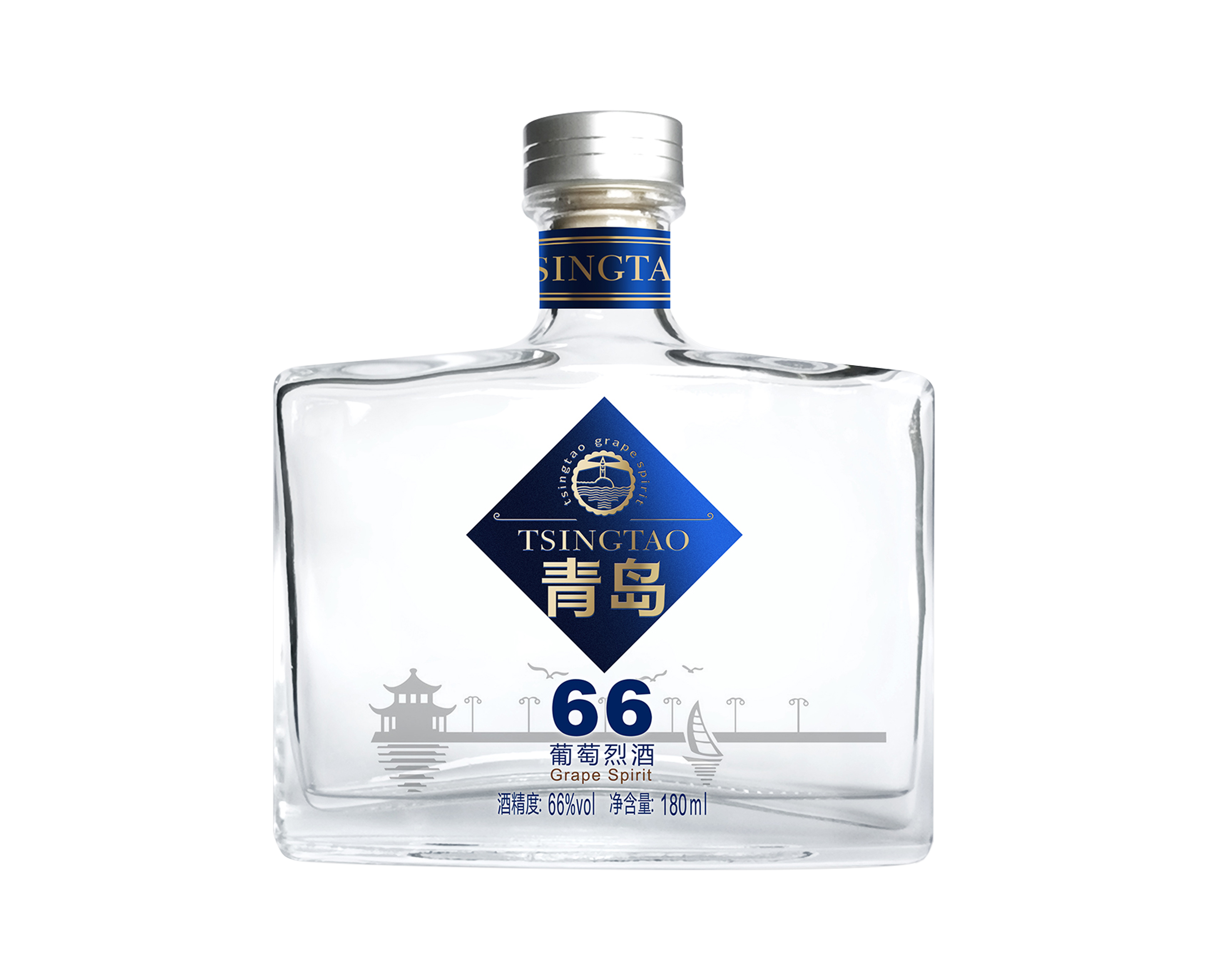 青岛66度葡萄烈酒